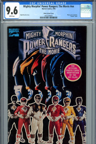 Mighty Morphin' Power Rangers: The Movie CGC 9.6  PHOTO VARIANT COVER - SOLD!