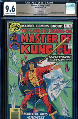 Master of Kung Fu #41 CGC graded 9.6  homage cover  PEDIGREE