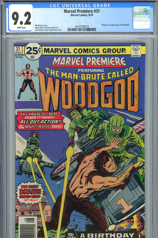 Marvel Premiere #31 CGC graded 9.2 origin and 1st appearance of Woodgod