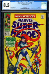 Marvel Super-Heroes #15 CGC graded 8.5  Medusa, Frightful Four and Inhumans appearance