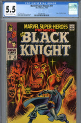 Marvel Super-Heroes #17 CGC graded 7.5 origin Black Knight