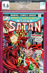 Marvel Spotlight #15 CGC graded 9.6 - Son of Satan  PEDIGREE