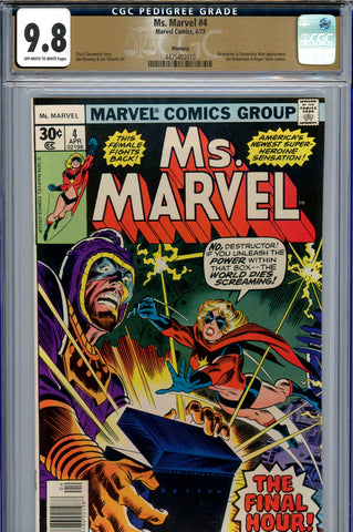 Ms. Marvel #04 CGC graded 9.8 Destructor & Doomsday Man app.  {PEDIGREE} HIGHEST GRADED - SOLD!