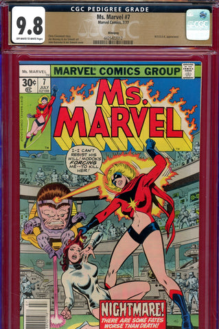 Ms. Marvel #07 CGC graded 9.8 - M.O.D.O.K. appearance  {PEDIGREE} HIGHEST GRADED - SOLD!