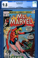 Ms. Marvel #14 CGC graded 9.8 - HIGHEST GRADED  new Steeplejack