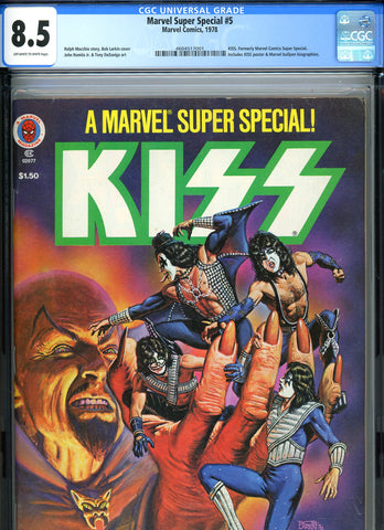 Marvel Super Special #5 CGC graded 8.5  Bob Larkin cover  John Romita Jr./Tony DeZuniga art