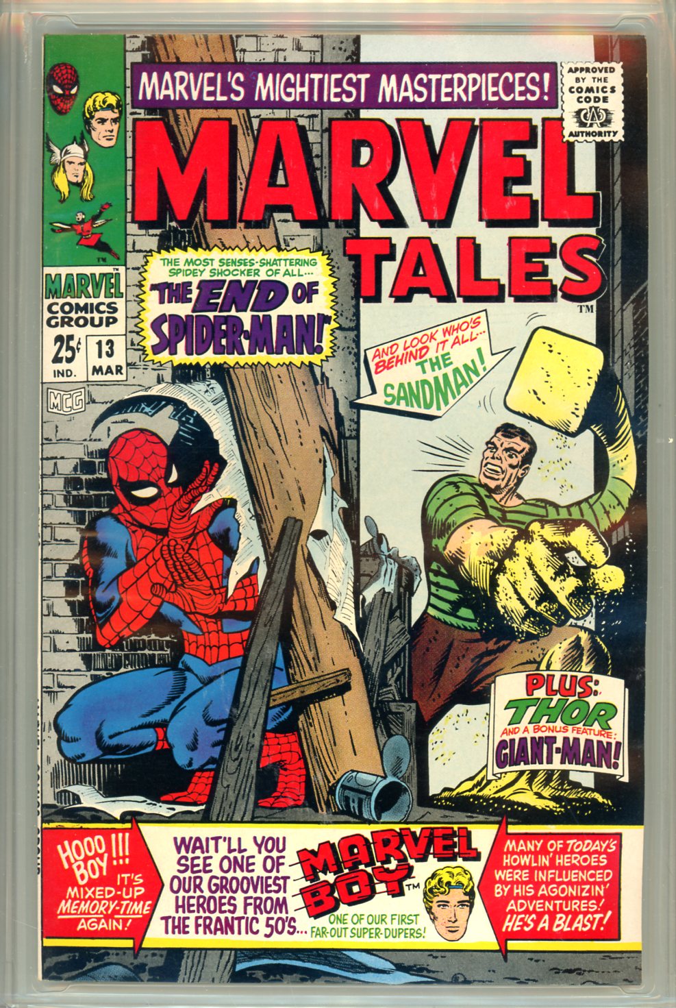 Marvel Reprint Cedar Chest Comics - Marvel Tales #13 CGC graded 9.6 - early Marvel ...
