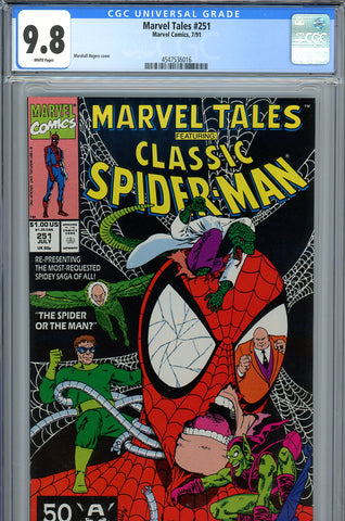 Marvel Tales #251 CGC 9.8 - reprints story from ASM #100 HIGHEST GRADED