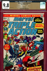 Marvel Triple Action #09 CGC graded 9.8 only one of two {PEDIGREE} HIGHEST GRADED