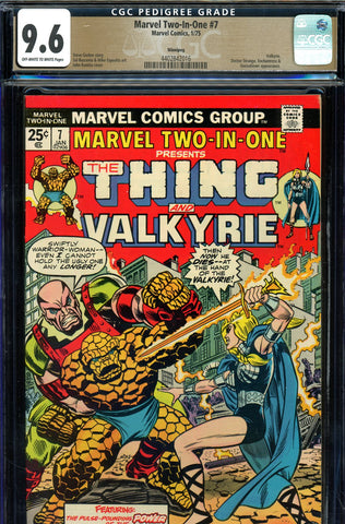 Marvel Two-In-One #07 CGC graded 9.6 John Romita cover PEDIGREE - SOLD!