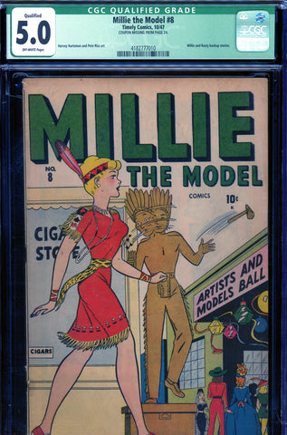 Millie the Model #8 CGC graded 5.0  Kurtzman art - SOLD!
