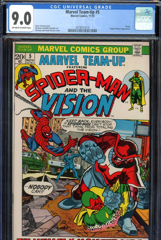 Marvel Team-Up #005 CGC 9.0 - Puppet Master appearance