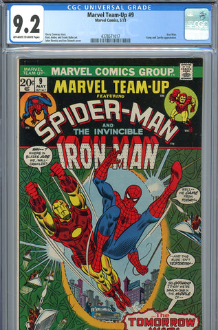 Marvel Team-Up #9 CGC 9.2 - Iron Man, Kang and Zarrko appearance - SOLD!