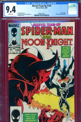 Marvel Team-Up #144 CGC graded 9.4 early Spider-Man black costume  August 1984