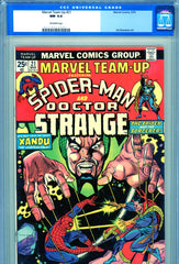 Marvel Team-Up #021 CGC graded 9.4 Doctor Strange and Xandu appearance