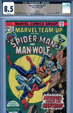 Marvel Team-Up #37 CGC graded 8.5 PEDIGREE - Man-Wolf cover/story - SOLD!