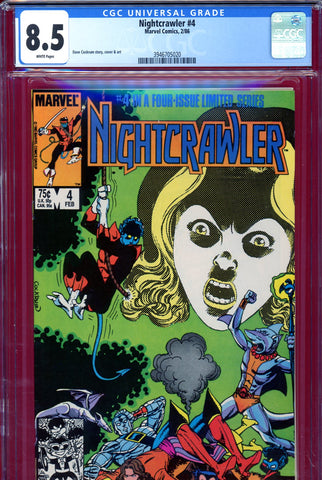 Nightcrawler #4 CGC 8.5 - Dave Cockrum story, cover & art - 1st solo series - SOLD!