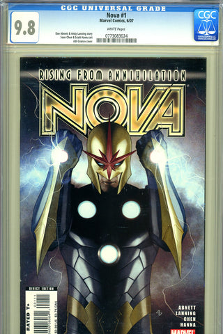 Nova #1 CGC graded 9.8 - Adi Granov cover - 2007  HIGHEST GRADED - SOLD!