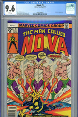 Nova #9 CGC graded 9.6  - Megaman appearance - Giacoia cover and art