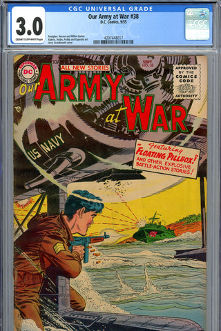 Our Army At War #38 CGC graded 3.0  Grandenetti cover
