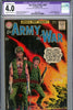 Our Army At War #100 CGC graded 4.0 - anniversary issue - full pg ad for JLA #1