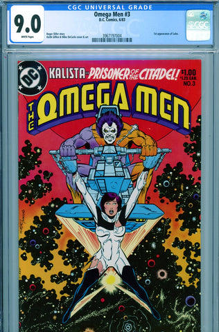 Omega Men #03 CGC graded 9.0 - first appearance of Lobo - SOLD!