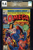 Omega the Unknown #08 CGC graded 9.4 2nd app. of Nitro  PEDIGREE - SOLD!
