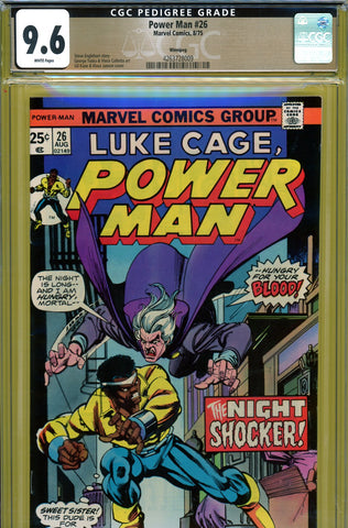 Power Man #26 CGC graded 9.6  Kane/Janson cover PEDIGREE - SOLD!