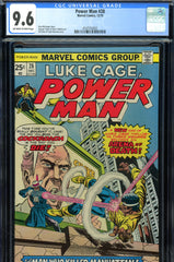 Power Man #28 CGC graded 9.6  - first appearance of Cockroach