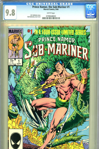 Prince Namor, The Sub-Mariner #1 CGC 9.8 - limited series  1st appearance of Dragonrider