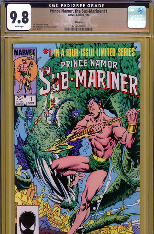 Prince Namor, The Sub-Mariner #1 CGC graded 9.8 PEDIGREE - SOLD!