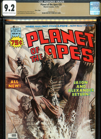 Planet of the Apes #26 CGC graded 9.2 low distribution McNeill cover PEDIGREE - SOLD!