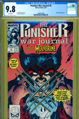 Punisher War Journal #6 CGC graded 9.8 - first Wolverine vs. Punisher
