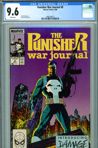Punisher War Journal #08 CGC graded 9.6 - first Shadow Masters - SOLD!