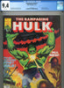 Rampaging Hulk #1 CGC graded 9.4 origin retold - Ken Barr cover