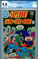 Superboy and the Legion of Super-Heroes #244 CGC graded 9.8 - HIGHEST GRADED
