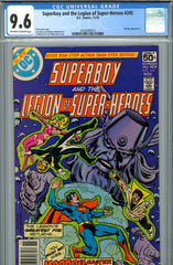 Superboy and the Legion of Super-Heroes #245 CGC graded 9.6 - scarce for grade!