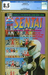 Sentai #7 CGC graded 8.5 - Godzilla, Power Rangers & Kamen Rider