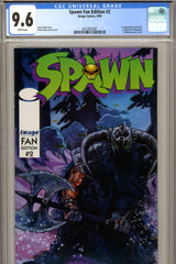 Spawn Fan Edition #2 CGC graded 9.6  first appearance of Nordic as Norse Hellspawn