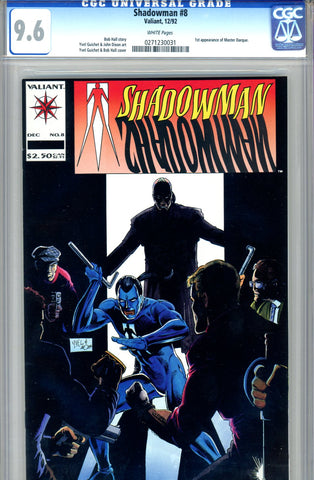 Shadowman #8 CGC graded 9.6 - 1st Master Darque