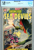 Showcase #28 CBCS graded 1.8  grey tone cover - 2nd appearance of the Sea Devils