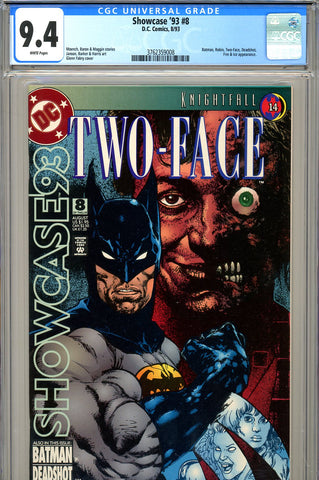 Showcase '93 #8 CGC graded 9.4 - part 14 of Knightfall storyline