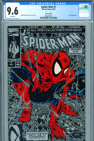 Spider-Man #01 CGC graded 9.4 - SILVER EDITION