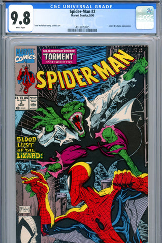 Spider-Man #2 CGC graded 9.8 Lizard and Calypso