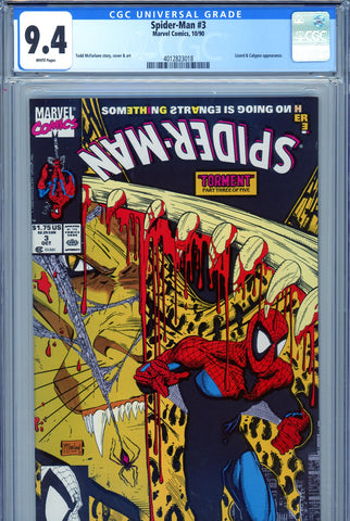 Spider-Man #03 CGC graded 9.4 Lizard/Calypso appearance