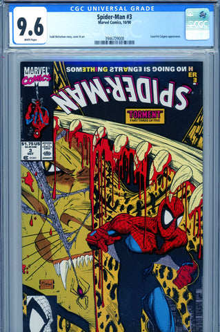 Spider-Man #3 CGC graded 9.6 Lizard/Calypso appearance