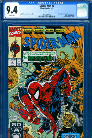Spider-Man #06 CGC graded 9.4 Hobgoblin/Ghost Rider appearance - SOLD!