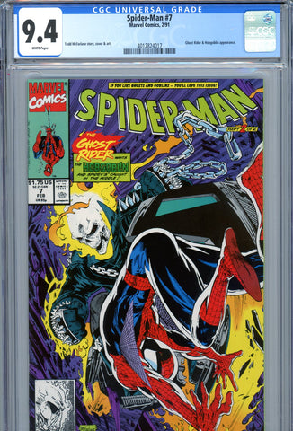 Spider-man #07 CGC graded 9.4  Hobgoblin/Ghost Rider appearance - SOLD!
