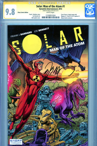 Solar: Man of the Atom #1 CGC graded 9.8 - SIGNATURE SERIES and variant - SOLD!