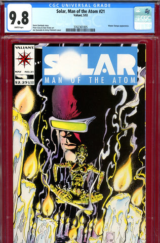 Solar, Man of the Atom #21 CGC graded 9.8 - HIGHEST GRADED